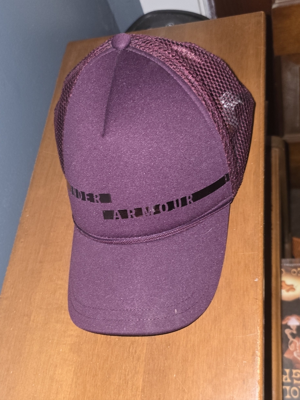 Under Armour Maroon Mesh Back Snapback